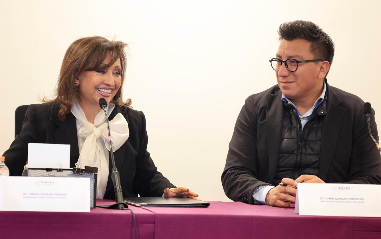 Anuncian gobernadora y director del IDET actividades deportivas durante el 2025